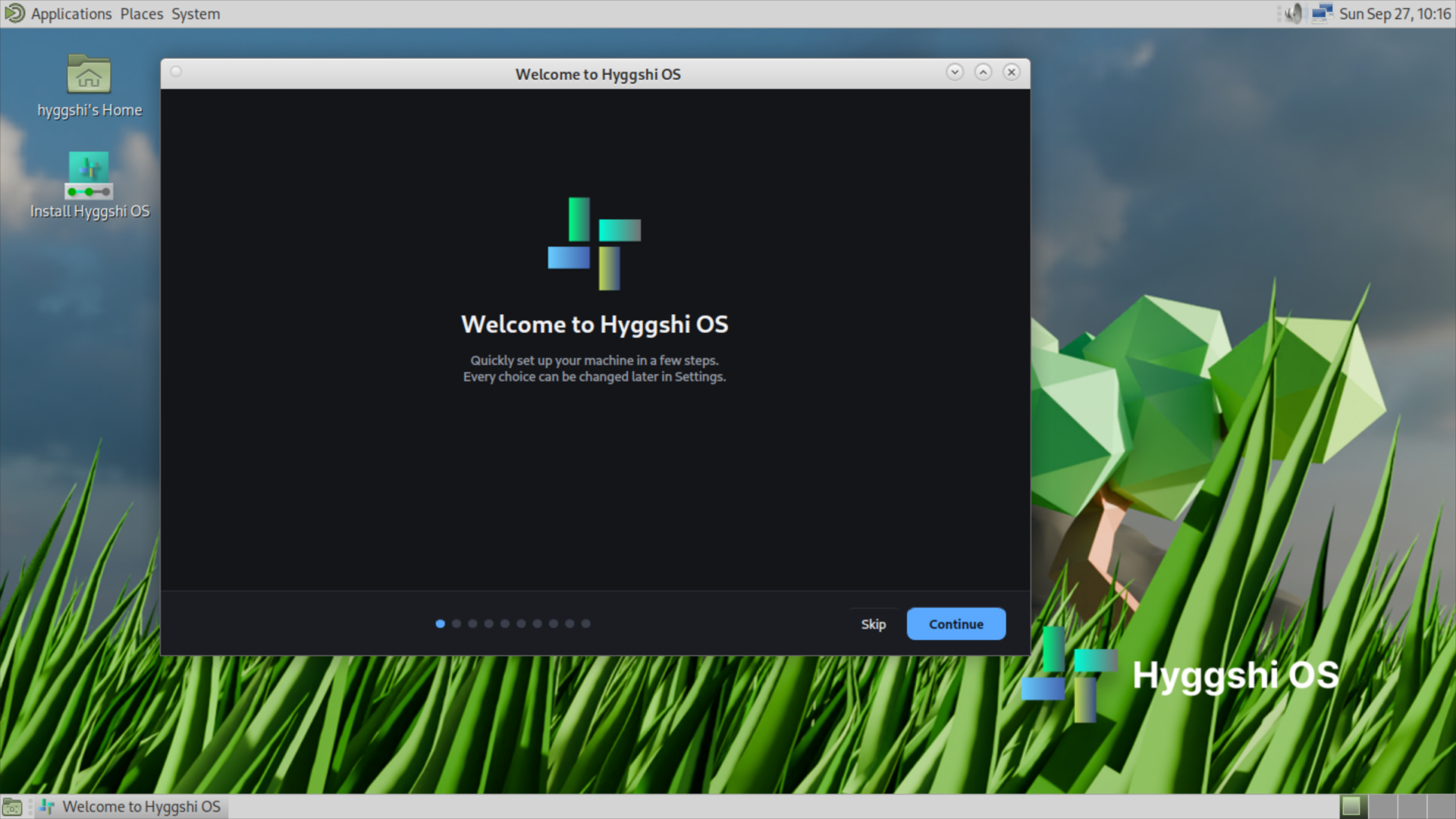 Hyggshi MATE Desktop